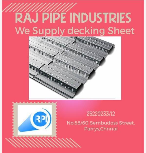 Decking Sheet Gi Material Jsw 80Gsm & 120Gsm 0.8mm