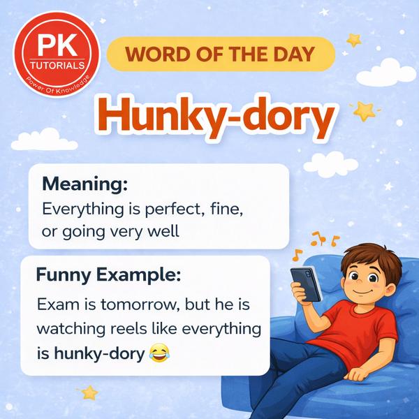 Word of the Day: Hunky-do