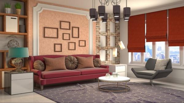 Having access to a variety of interior designs all