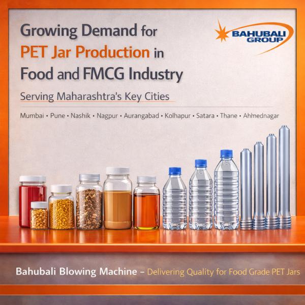 PET Jar Blowing Machine Supplier in Pune Maharasht