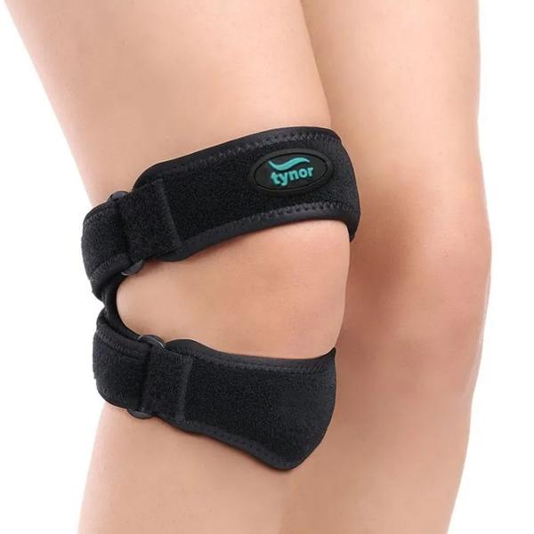 Dual patellar support is designed to provide added