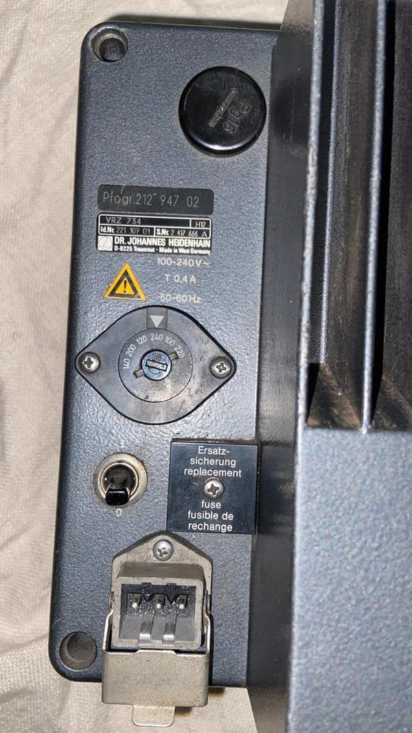 The Heidenhain VRZ 734 Digital Readout (DRO) Unit 