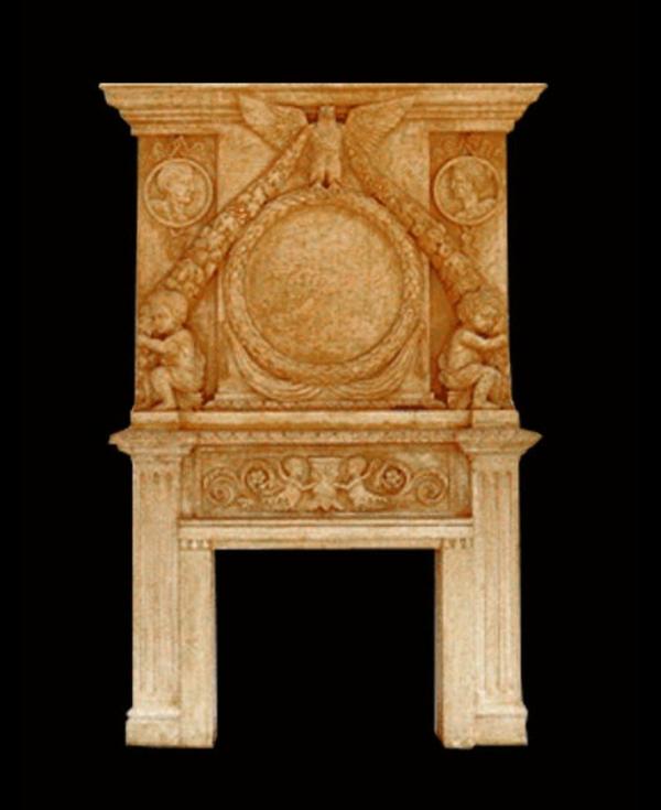 Jodhpur Sandstone Fireplace By Baba Marbles & Art 
