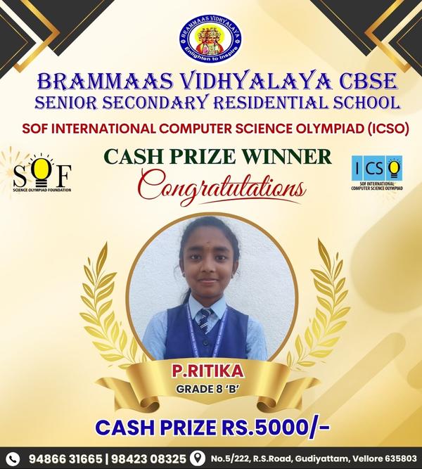 🏆 Proud Moment for Our S