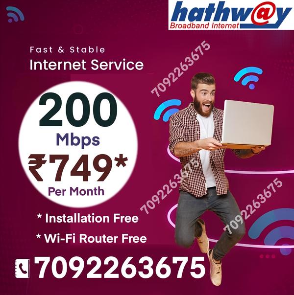 hathway internet connection to