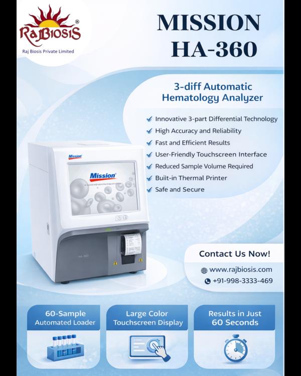 The Mission HA-360 is a compact and efficient 3-pa