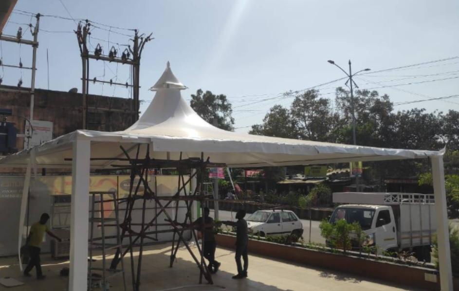 Tensile fabric structures are 