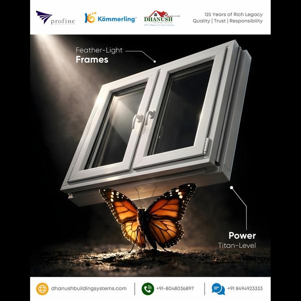 Koemmerling UPVC Windows deliver lightweight bril