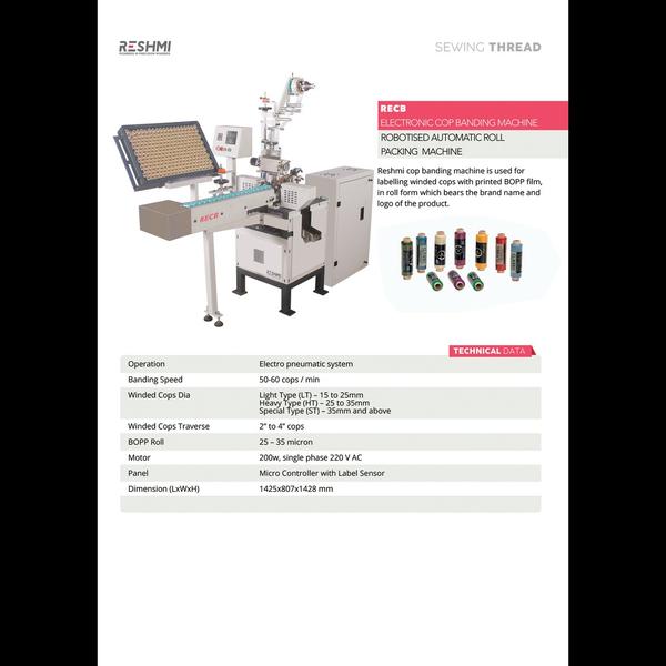 Labelling Machine for Sewing Thread Winders from R
