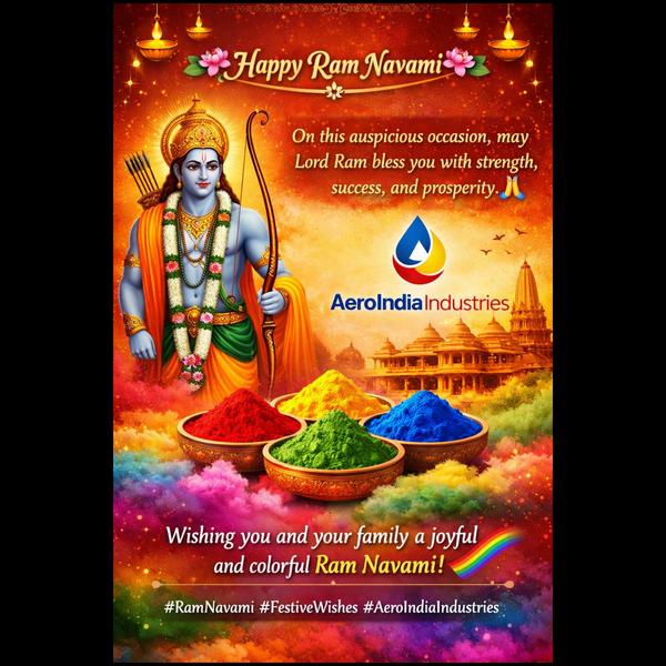 On this auspicious occasion, may Lord Ram bless yo