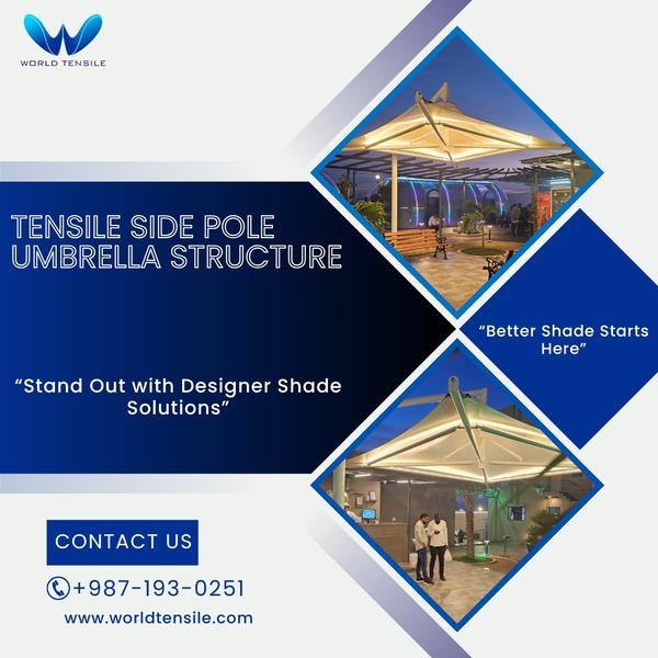 A tensile umbrella structure i