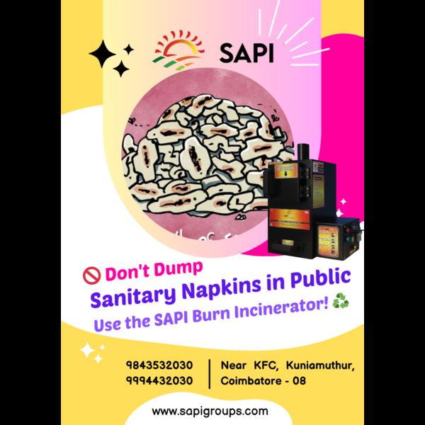 Improper disposal leads to unhygienic conditions a