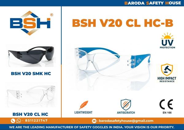 BSH Industrial Safety Goggles with Hard CoatingC