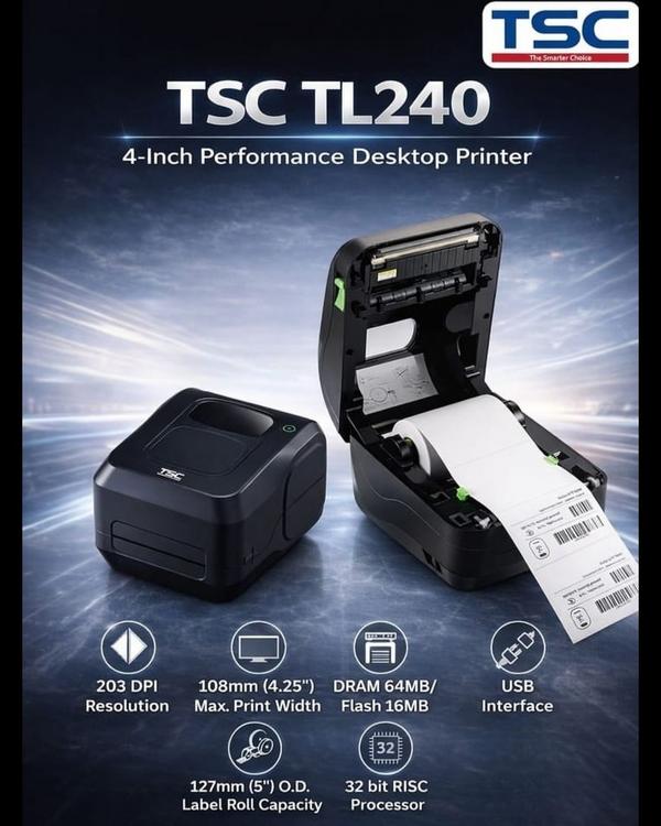 TSC  TL240TL DL Series 4-Inch Performance Desktop