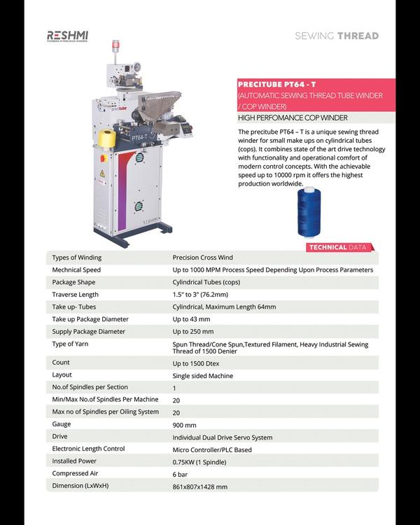 Paper Tube Winding Machine PreciTube Winder from R