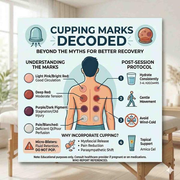 Cupping Therapy, Mark Meanings, Post-Cup