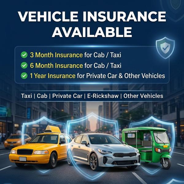 6 month cab insurance