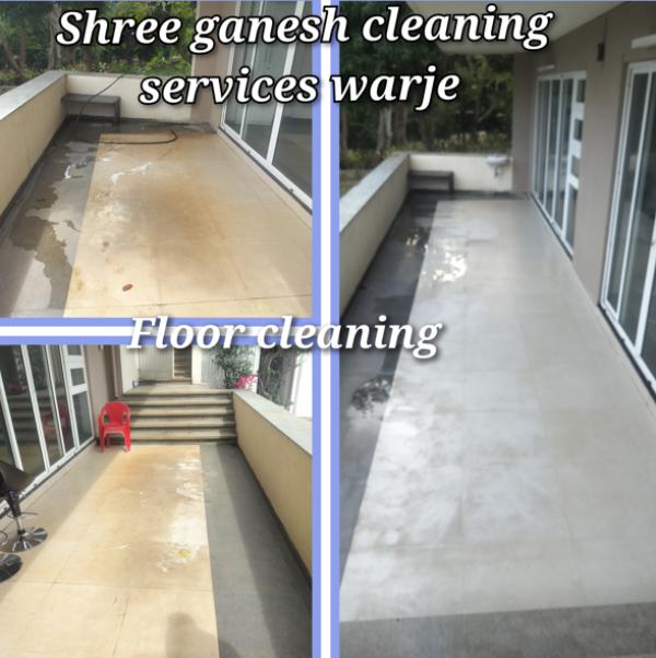 Commercial floor cleaning