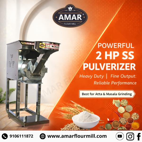 Contact No:- +9191061118722 HP SS પલ્વરાઇઝર મશીન