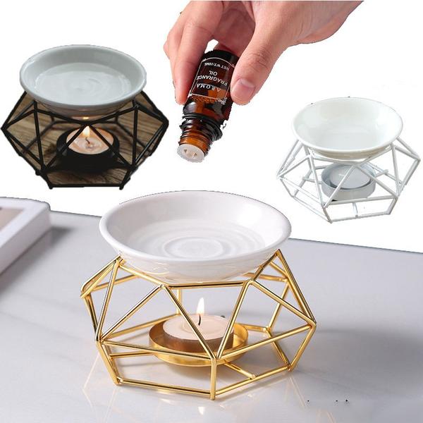 The Burner, Aroma Oil Burner with Geometric Rack D
