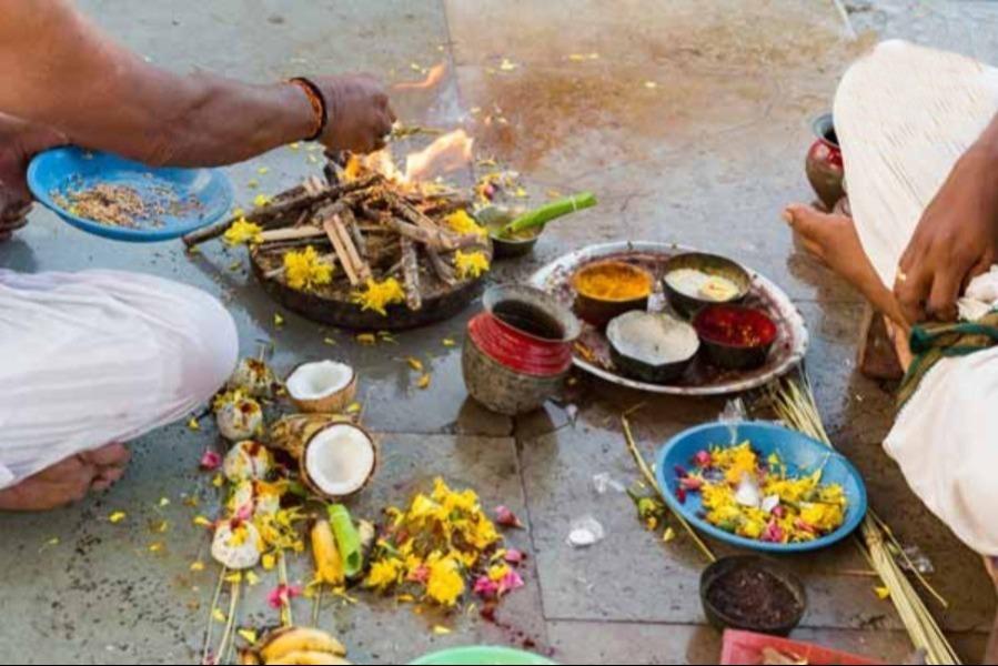 perform sacred thithi poojai