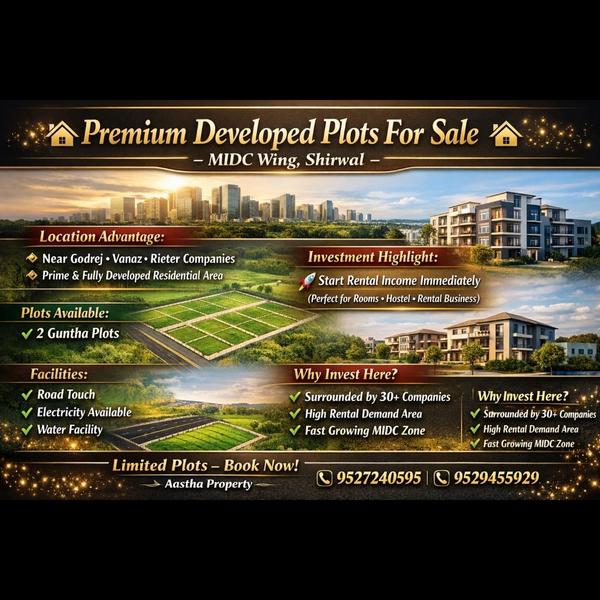 midc residential plots