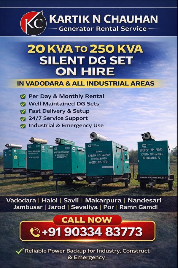 We provide 250 KVA DG Set on H