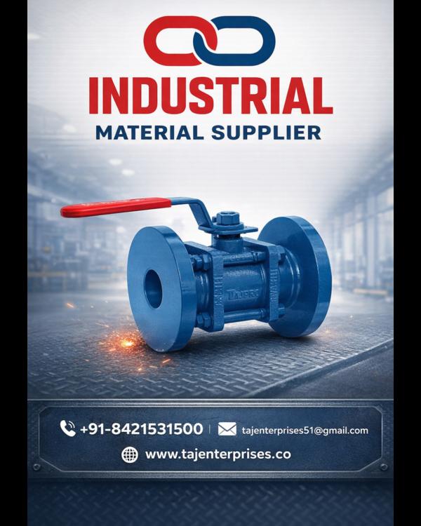 🔧 Industrial Ball Valve – Reliable Flow Control S