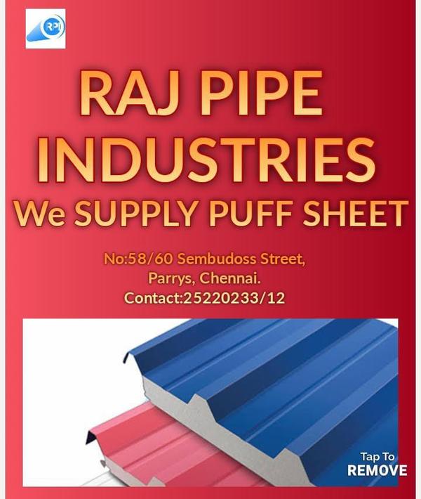 Roof Panel Puf Sheet 30mm, 50mm and 80mm available