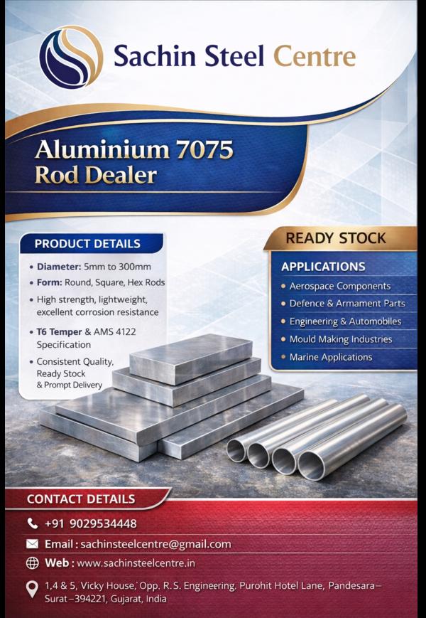 luminium 7075 Rod Dealer 