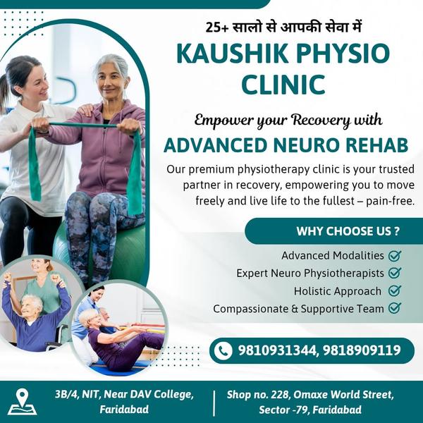 Neuro physiotherapy Faridabad 