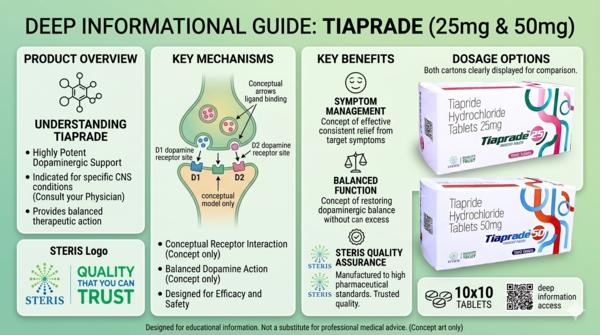 Tiapride 25 mg 50 mg Tablets: Uses, Side Effects, 