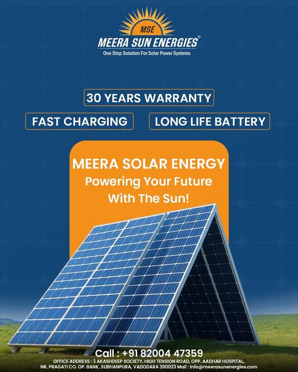 We provide one stop solution for solar power syste