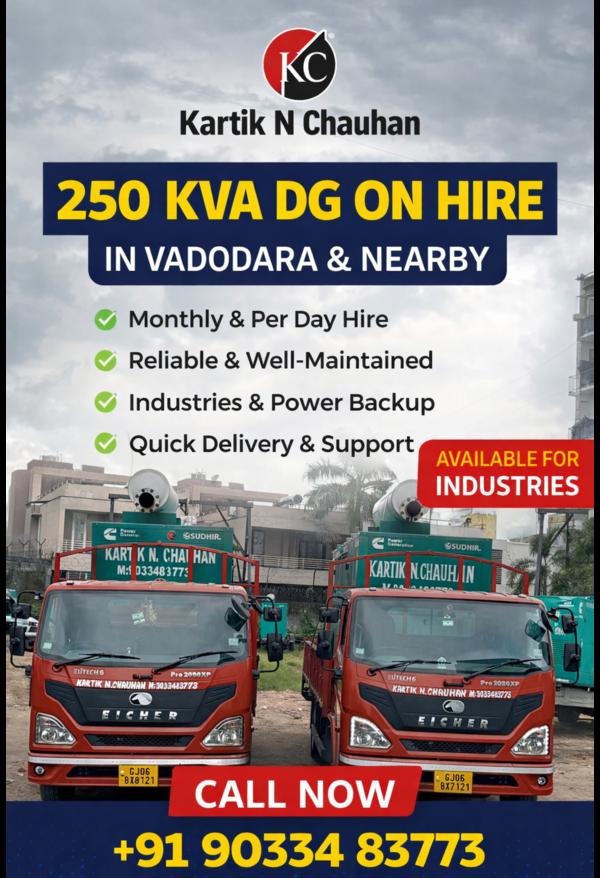 We provide 250 KVA Silent Dies