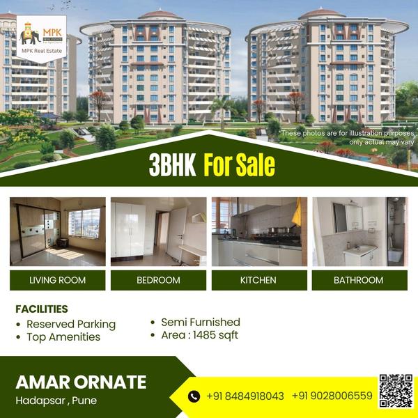 3 BHK Flat for Sale in Amar Or