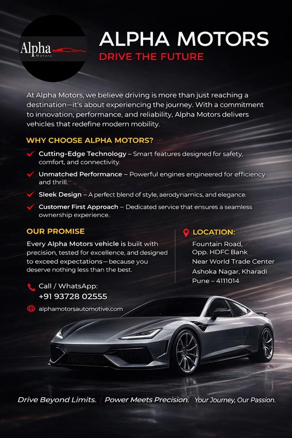 Alpha Motors β Drive the Futur