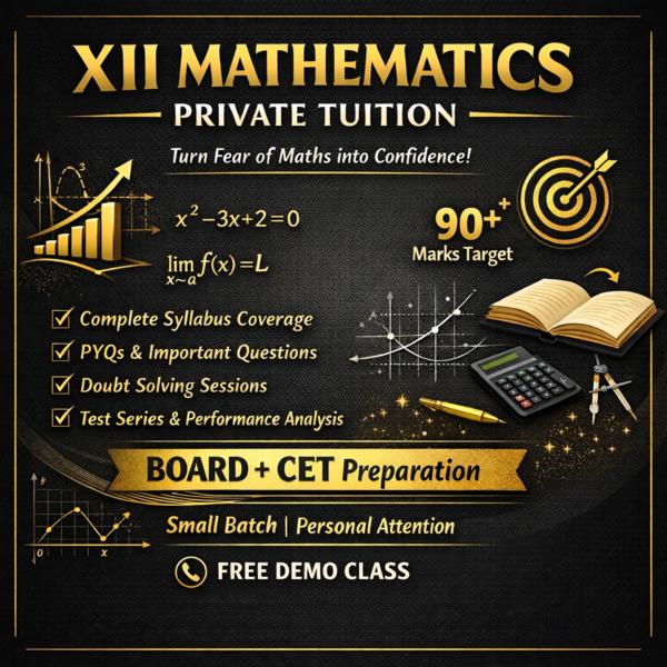 Private Tuition for 12th 