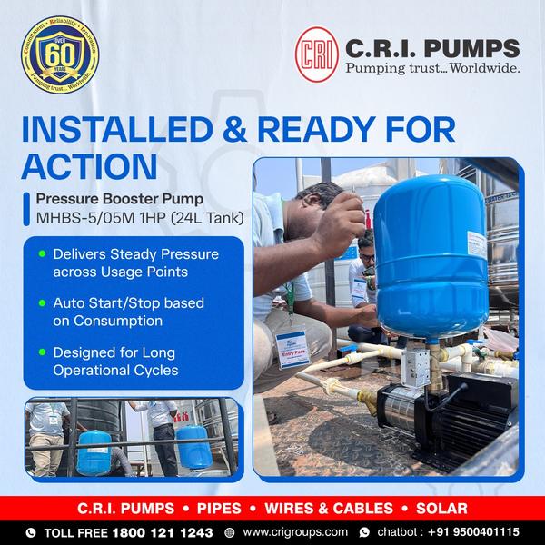 Booster pumps & amp; amp; pressure pumps in CRI...