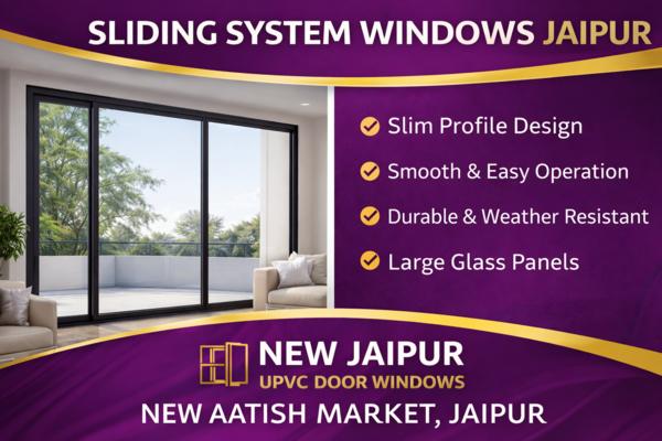 Sliding system windows in