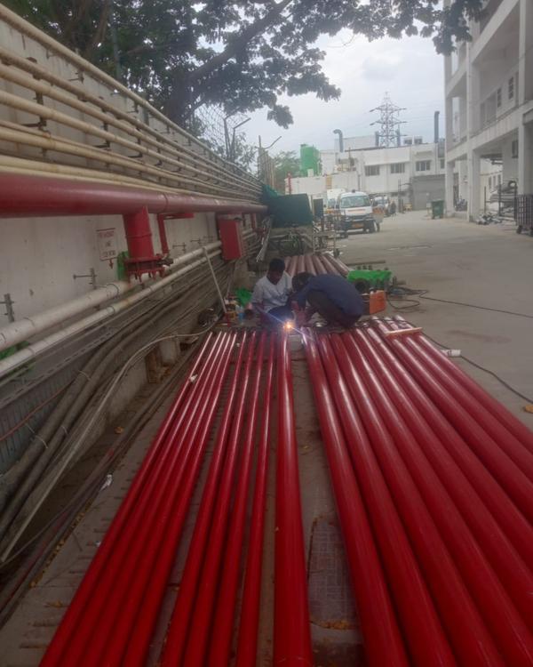 Safety infrastructure enhanced: Hydrant lines coat