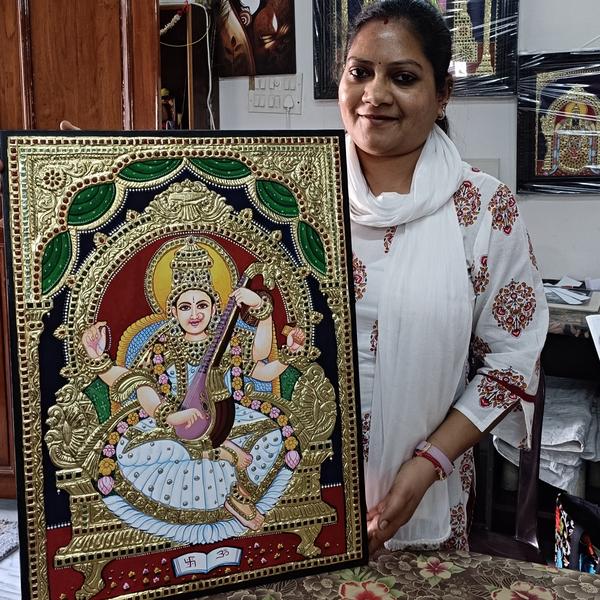 Tanjore painting classes 