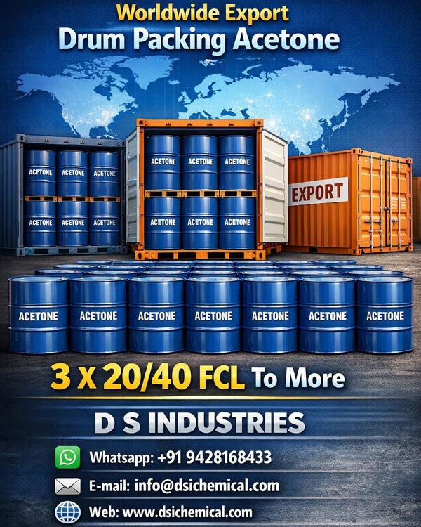 ACETONE We Leading D S INDUSTRIES Best Quality Ace