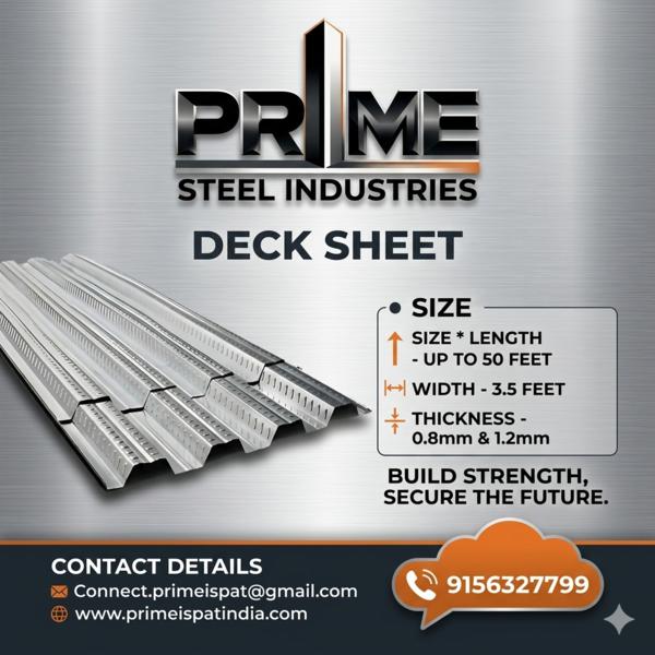 We Prime Steel is the leading Supplier for DECK SH