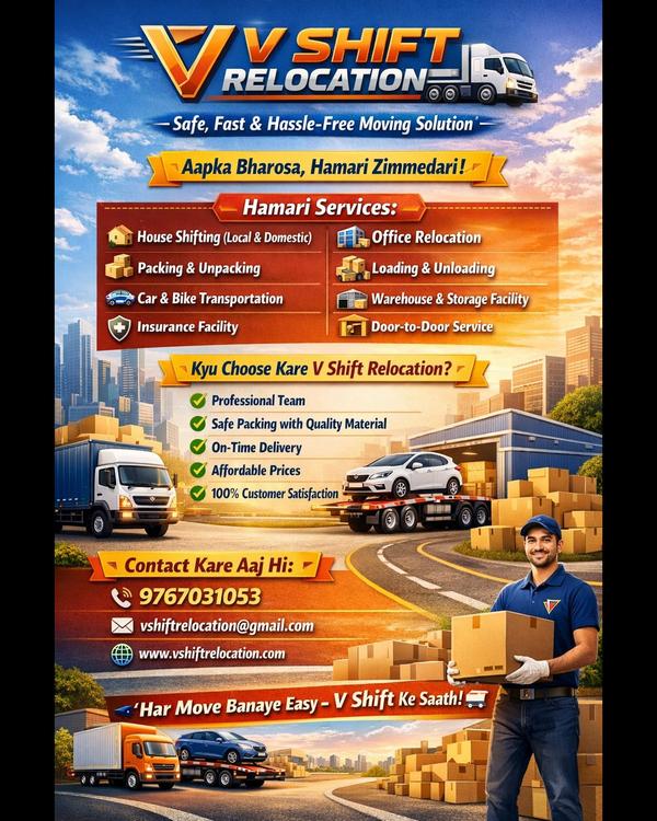 v shift relocation organized e