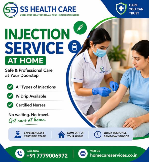 Injection Service at Home in S