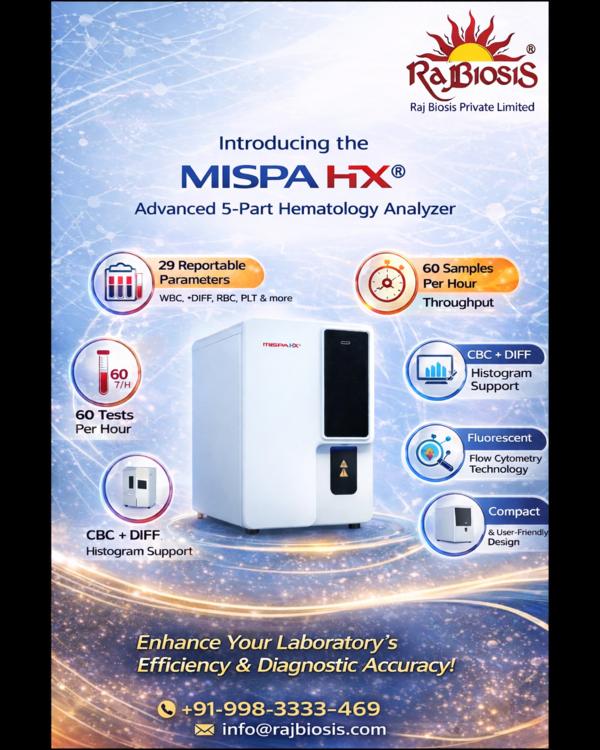 Fully Automated 5 Part Hematology Analyzer 