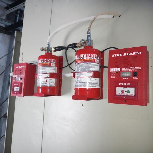An automatic CO₂ fire extinguishing system is a fi