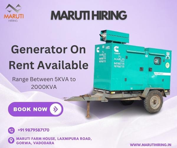 Generator on rent in Surat
Sil