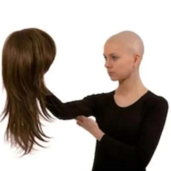 Hair loss during chemotherapy can be emo