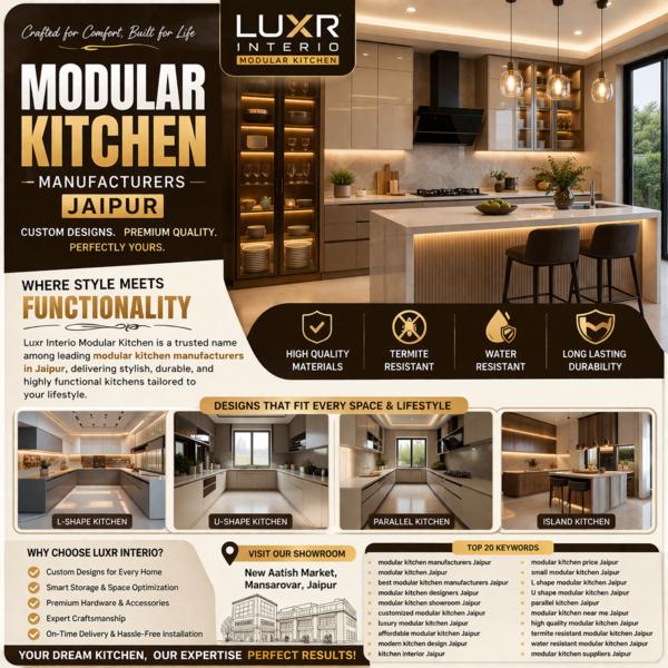 Modular kitchen manufactu